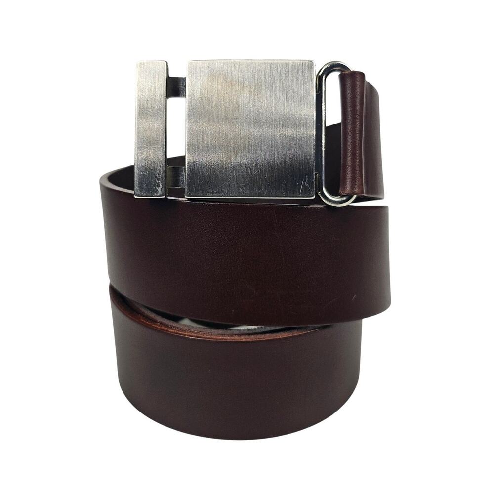 BANANA REPUBLIC GENUINE ITALIAN LEATHER BELT – WOMEN’S M –  HOLELESS LOCK BUCKLE